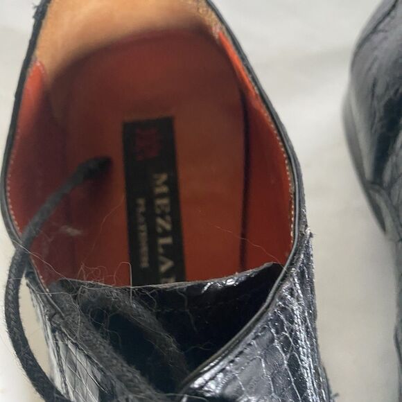 MEZLAN Platinum Crocodile Leather Oxford Kingman Dress Shoes US Mens 8 M main image 16